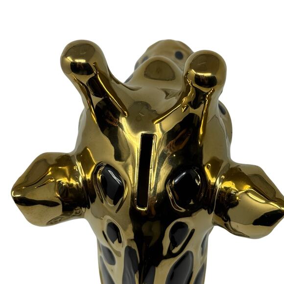 Vintage MCM Giraffe Bank 15.5″ Tall Mid‑Century Ceramic / Pottery Coin Bank - Picture 7 of 8